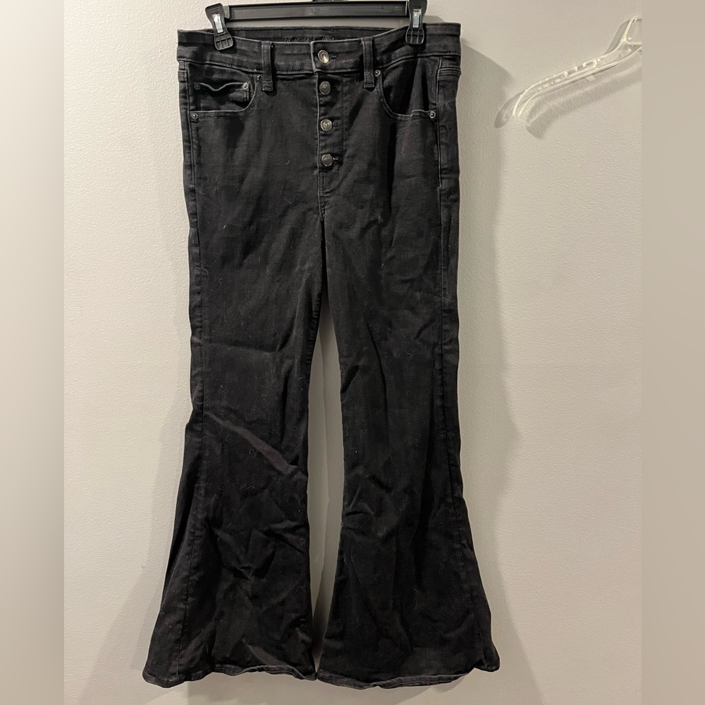 American Eagle Black Flare Jeans